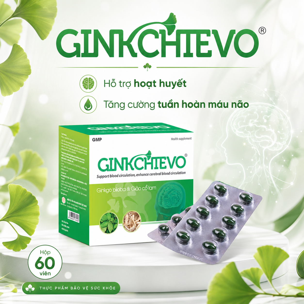HOẠT HUYẾT DƯỠNG NÃO GINKCHIEVO