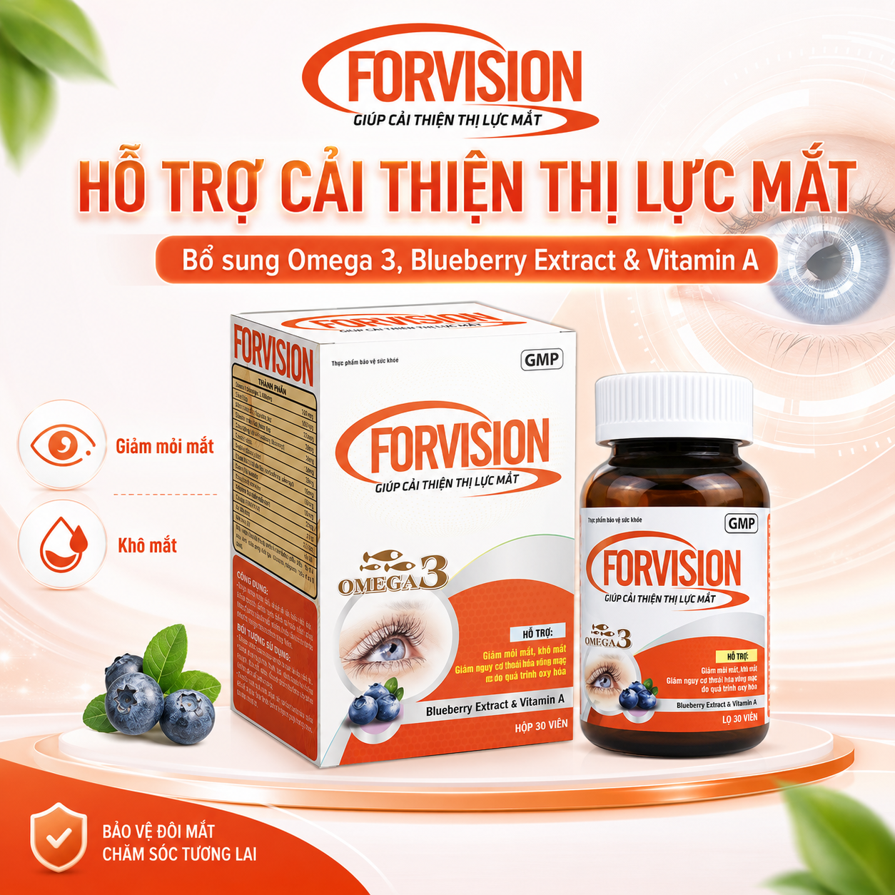 Bổ Mắt Forvision, Hộp 30 viên