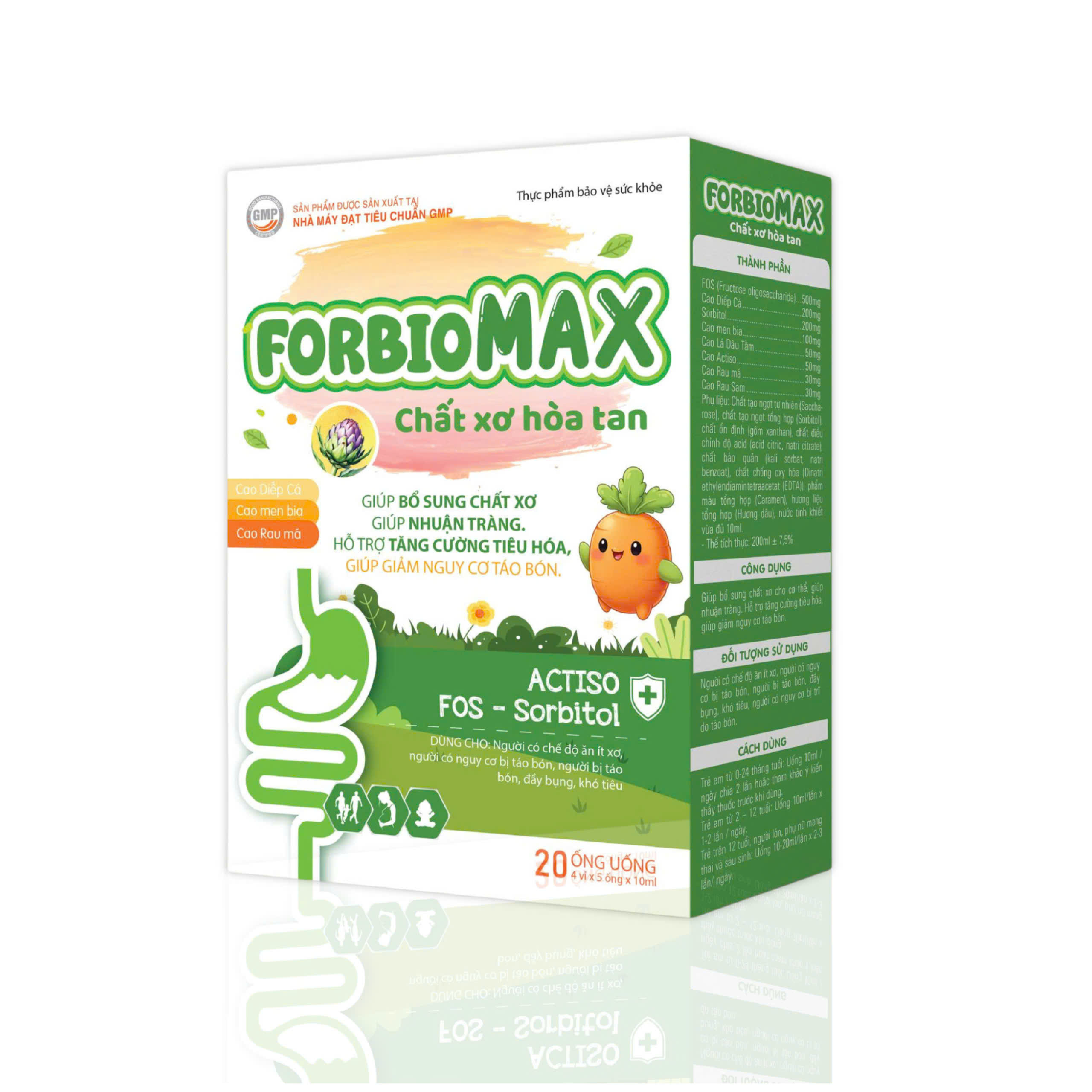 Chất Xơ Forrbio Max, 20 ống x 10ml