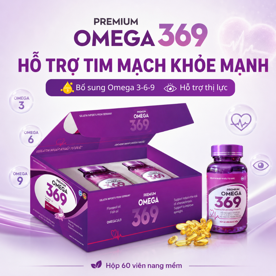 PREMIUM OMEGA 369, Hộp 60 Viên